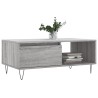 Table basse Sonoma gris 90x50x36,5 cm Bois d'ingénierie 616995616995