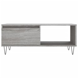 Table basse Sonoma gris 90x50x36,5 cm Bois d'ingénierie 616995616995