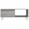 Table basse Sonoma gris 90x50x36,5 cm Bois d'ingénierie 616995616995