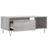 Table basse Sonoma gris 90x50x36,5 cm Bois d'ingénierie 616995616995