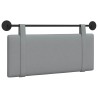 Tête de lit suspendue Gris clair Tissu 616996616996