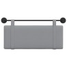 Tête de lit suspendue Gris clair Tissu 616996616996