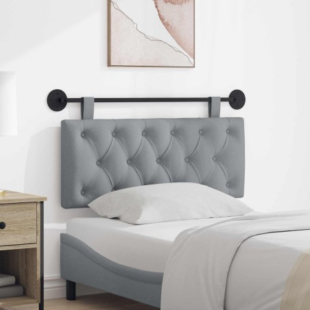 Tête de lit suspendue Gris clair Tissu 616998616998