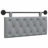 Tête de lit suspendue Gris clair Tissu 616998616998