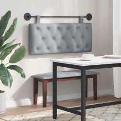 Tête de lit suspendue Gris clair Tissu 616998616998