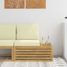 Unités de sofa sectionnel d'extérieur Blanc et crème 617000617000