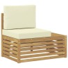 Unités de sofa sectionnel d'extérieur Blanc et crème 617000617000