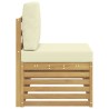 Unités de sofa sectionnel d'extérieur Blanc et crème 617000617000