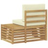 Unités de sofa sectionnel d'extérieur Blanc et crème 617000617000