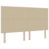 Tête de lit LED Vert gris 180 cm Tissu en velours côtelé 617001617001