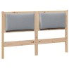 Tête de lit Marron Bois massif en pin 617002617002