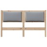 Tête de lit Marron Bois massif en pin 617002617002
