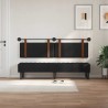 Tête de lit suspendue Avec lumière LED Noir PU antique 617006617006