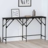 Table console Chêne noir 140 x 29 x 75 cm Bois d'ingénierie 617007617007