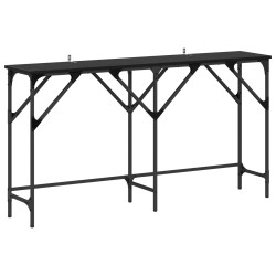 Table console Chêne noir 140 x 29 x 75 cm Bois d'ingénierie 617007617007