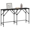 Table console Chêne noir 140 x 29 x 75 cm Bois d'ingénierie 617007617007
