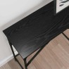 Table console Chêne noir 140 x 29 x 75 cm Bois d'ingénierie 617007617007
