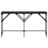Table console Chêne noir 140 x 29 x 75 cm Bois d'ingénierie 617007617007