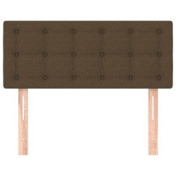 Tête de lit Marron Foncé 90x5x78/88 cm Tissu 617008617008