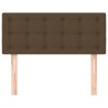 Tête de lit Marron Foncé 90x5x78/88 cm Tissu 617008617008