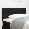 Tête de lit LED avec bandes LED Noir 100 cm Velours 617011617011