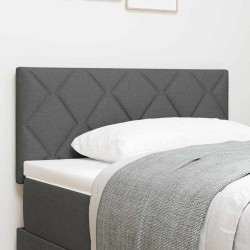 Tête de lit LED Gris 90 cm tissu 617012617012