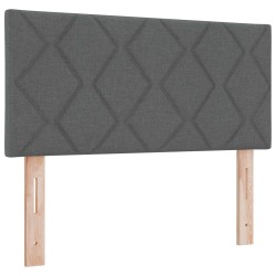 Tête de lit LED Gris 90 cm tissu 617012617012
