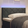 Tête de lit LED Gris 90 cm tissu 617012617012