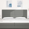 Tête de lit LED Gris clair 200 cm Tissu en velours côtelé 617013617013