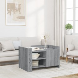 Table basse sonoma gris 80x50x50 cm Bois d'ingénierie 617015617015