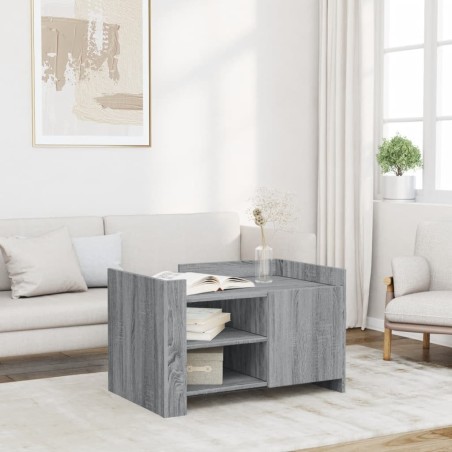 Table basse sonoma gris 80x50x50 cm Bois d'ingénierie 617015617015