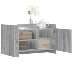 Table basse sonoma gris 80x50x50 cm Bois d'ingénierie 617015617015