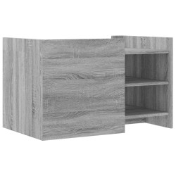 Table basse sonoma gris 80x50x50 cm Bois d'ingénierie 617015617015