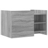 Table basse sonoma gris 80x50x50 cm Bois d'ingénierie 617015617015