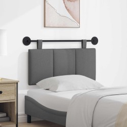 Tête de lit suspendue Gris foncé Tissu 617016617016