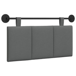 Tête de lit suspendue Gris foncé Tissu 617016617016