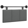 Tête de lit suspendue Gris foncé Tissu 617016617016