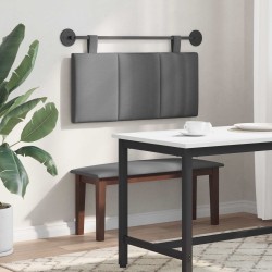 Tête de lit suspendue Gris foncé Tissu 617016617016