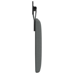 Tête de lit suspendue Gris foncé Tissu 617016617016