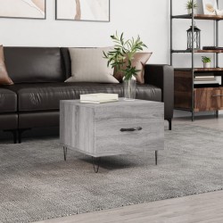 Table basse Sonoma gris 50x50x40 cm Bois d'ingénierie 617017617017