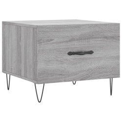 Table basse Sonoma gris 50x50x40 cm Bois d'ingénierie 617017617017