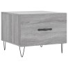 Table basse Sonoma gris 50x50x40 cm Bois d'ingénierie 617017617017