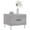 Table basse Sonoma gris 50x50x40 cm Bois d'ingénierie 617017617017