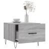 Table basse Sonoma gris 50x50x40 cm Bois d'ingénierie 617017617017