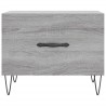Table basse Sonoma gris 50x50x40 cm Bois d'ingénierie 617017617017