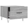 Table basse Sonoma gris 50x50x40 cm Bois d'ingénierie 617017617017