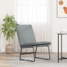 Chaise longue Gris clair 52x75x76 cm Tissu 617024617024