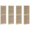Porte de Cabinet avec porte 4 pcs Naturel 49,5 x 2,1 x 140,5 cm 617026617026