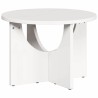 Table basse Blanc 50 x 50 x 35 cm Bois massif en pin 617029617029