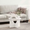 Table basse Blanc 50 x 50 x 35 cm Bois massif en pin 617029617029